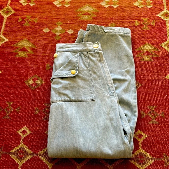 Ilana Kohn “Huxie” High Waisted Pale Denim Jeans - Picture 10 of 16